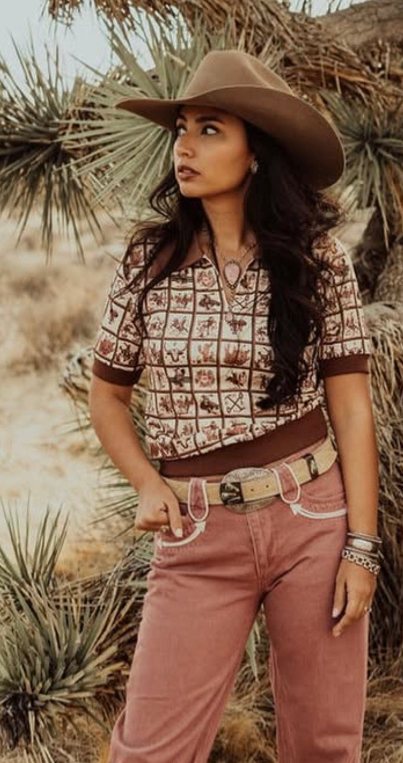 Shop Envi Me Tops and Tunics The Casual Cowgirl Western Top