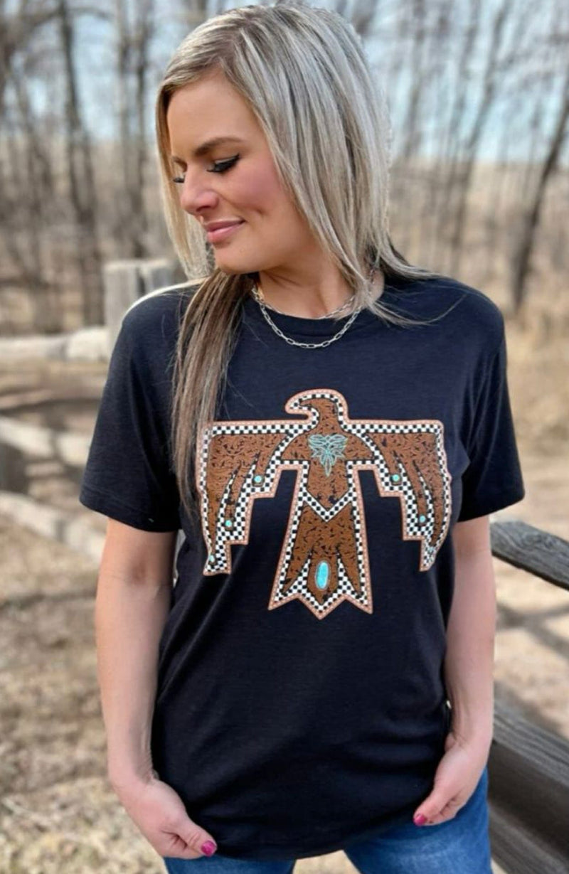 Shop Envi Me It's T-shirt Kinda Day The Checkered Fall Thunderbird Tee