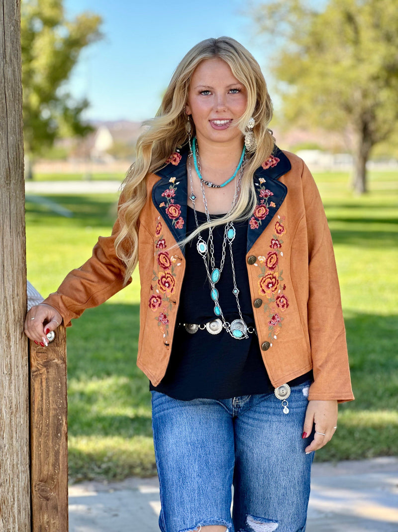 Shop Envi Me The Cheyenne Bluffs Embroidered Blazer