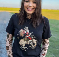 Shop Envi Me It's T-shirt Kinda Day The Christmas Cowboy Santa 🎅🏻 Tee