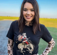 Shop Envi Me It's T-shirt Kinda Day The Christmas Cowboy Santa 🎅🏻 Tee