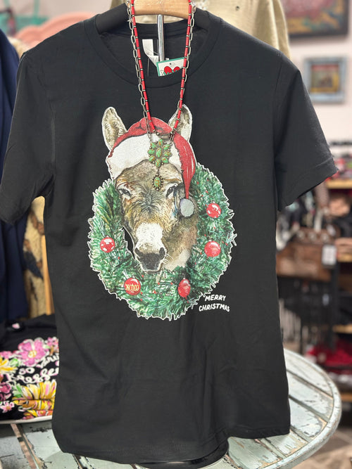 Shop Envi Me Tops and Tunics The Christmas Merry Donkey Tee
