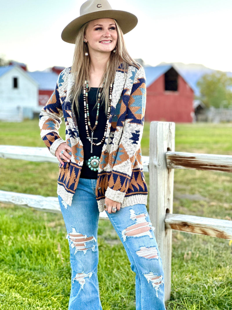 Shop Envi Me Cardigans and Kimonos The Cimmaron Trail Tribal Cardigan