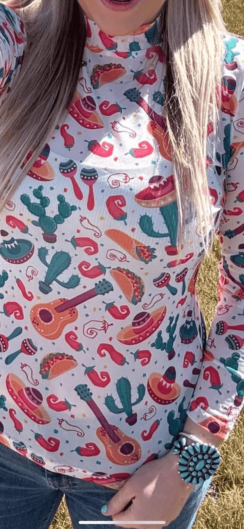 Shop Envi Me It's T-shirt Kinda Day The Cinco De Mayo Cactus Party Mesh Top