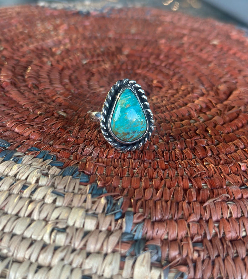 Shop Envi Me The Cinco Kingman Turquoise & Sterling Silver Ring (Real)