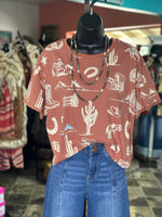 Shop Envi Me It's T-shirt Kinda Day The Clay Wagon Train Mom Crop Top