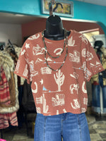Shop Envi Me It's T-shirt Kinda Day The Clay Wagon Train Mom Crop Top