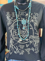 Shop Envi Me Tops and Tunics The Code Of The West Long Sleeve Tee