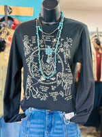 Shop Envi Me Tops and Tunics The Code Of The West Long Sleeve Tee