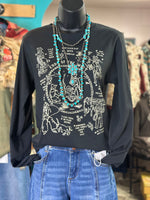 Shop Envi Me Tops and Tunics The Code Of The West Long Sleeve Tee