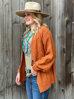 Shop Envi Me Cardigans and Kimonos The Colors of Fall Concho Cardigan Sweater