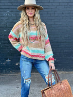 Shop Envi Me Tops and Tunics The Colors Of Fall Sweater