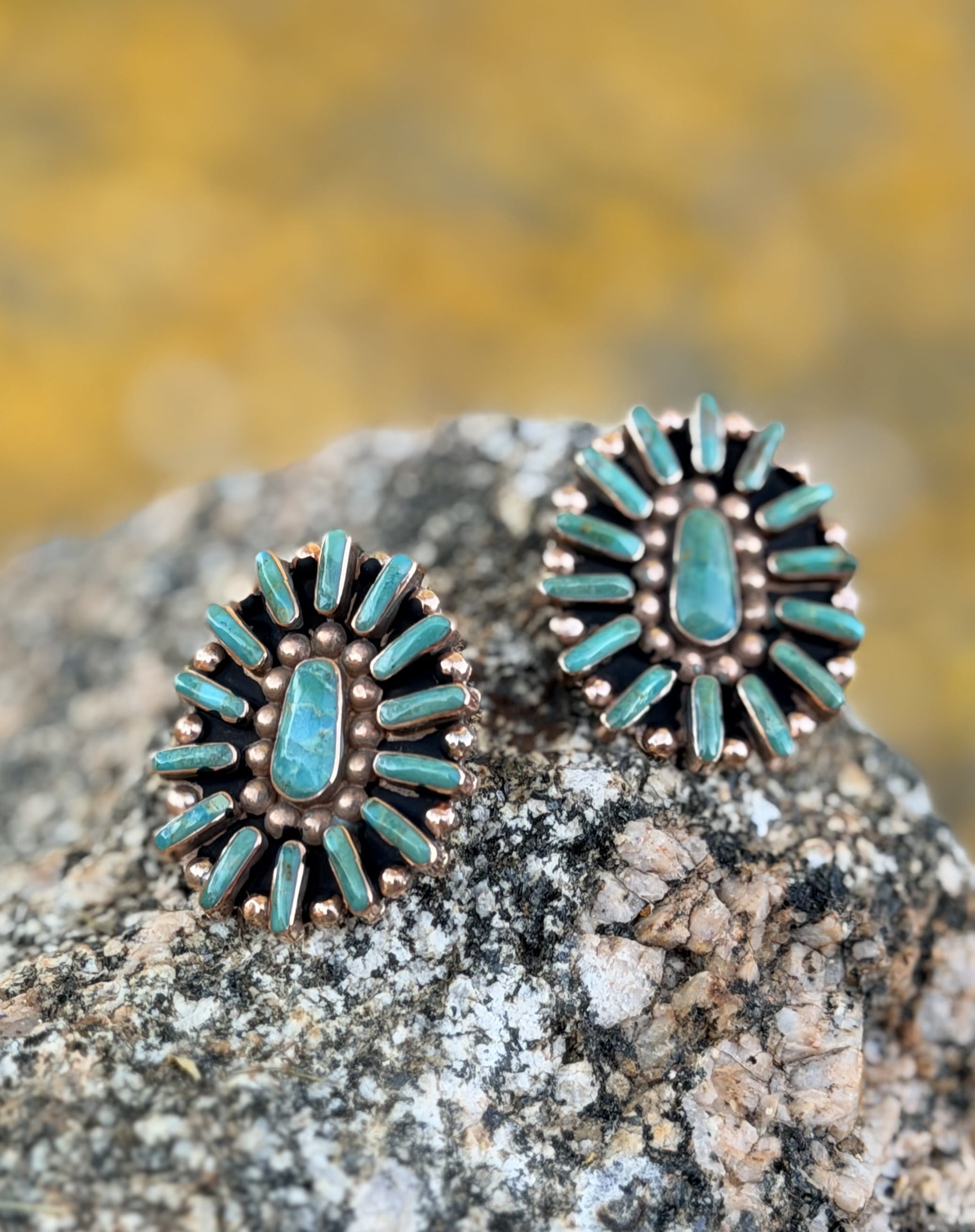Shop Envi Me Earrings Turquoise The Copper & Turquoise Classic Southwest Earring