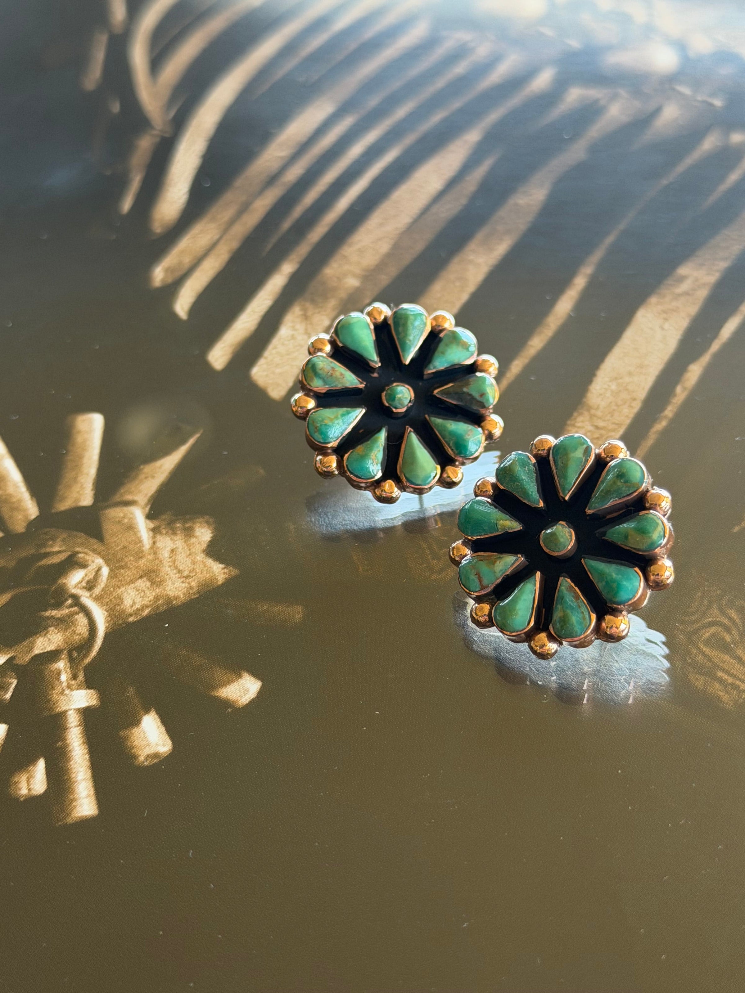 Shop Envi Me Earrings Turquoise The Copper & Turquoise Conchita Earring