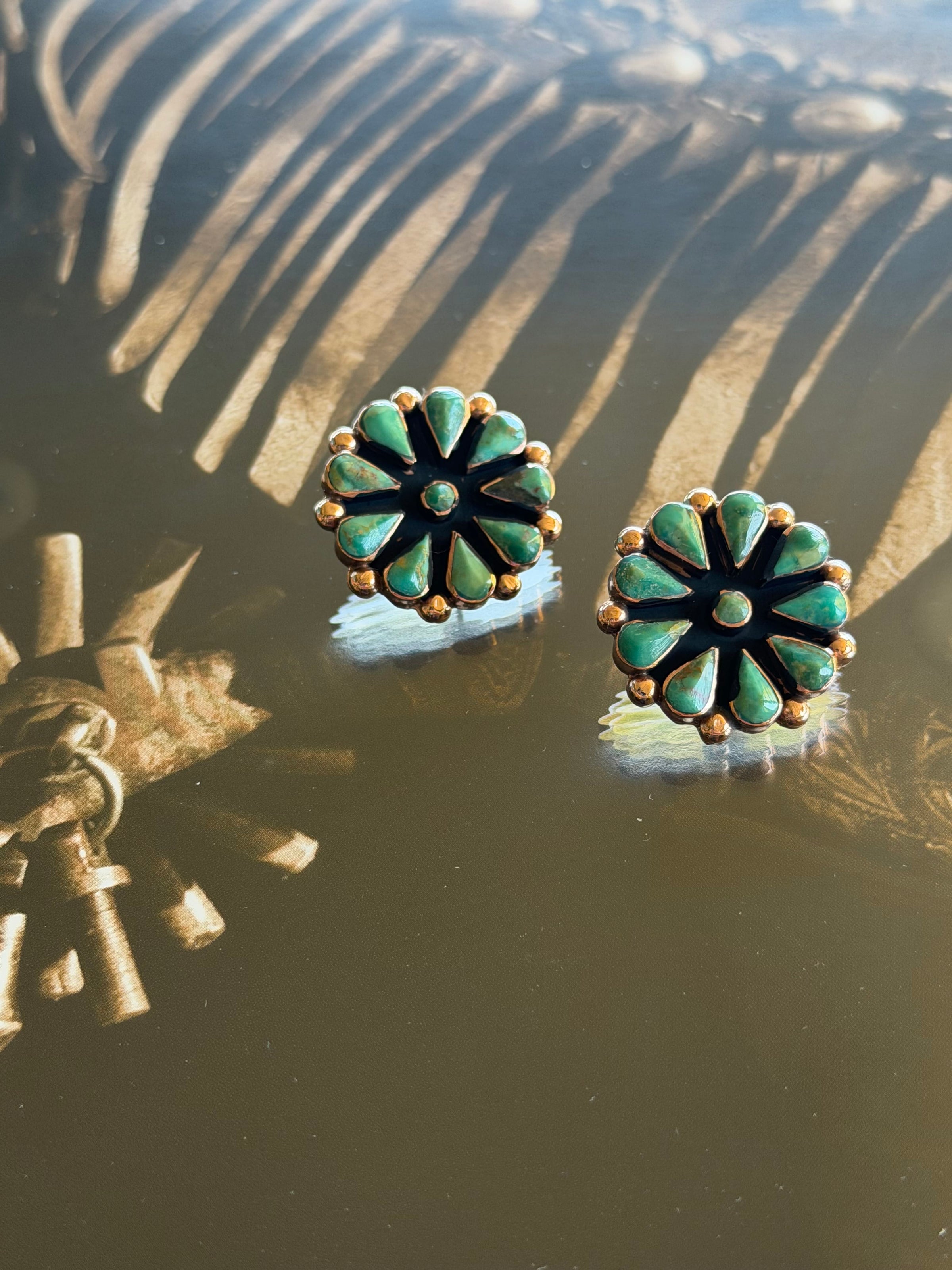 Shop Envi Me Earrings Turquoise The Copper & Turquoise Conchita Earring