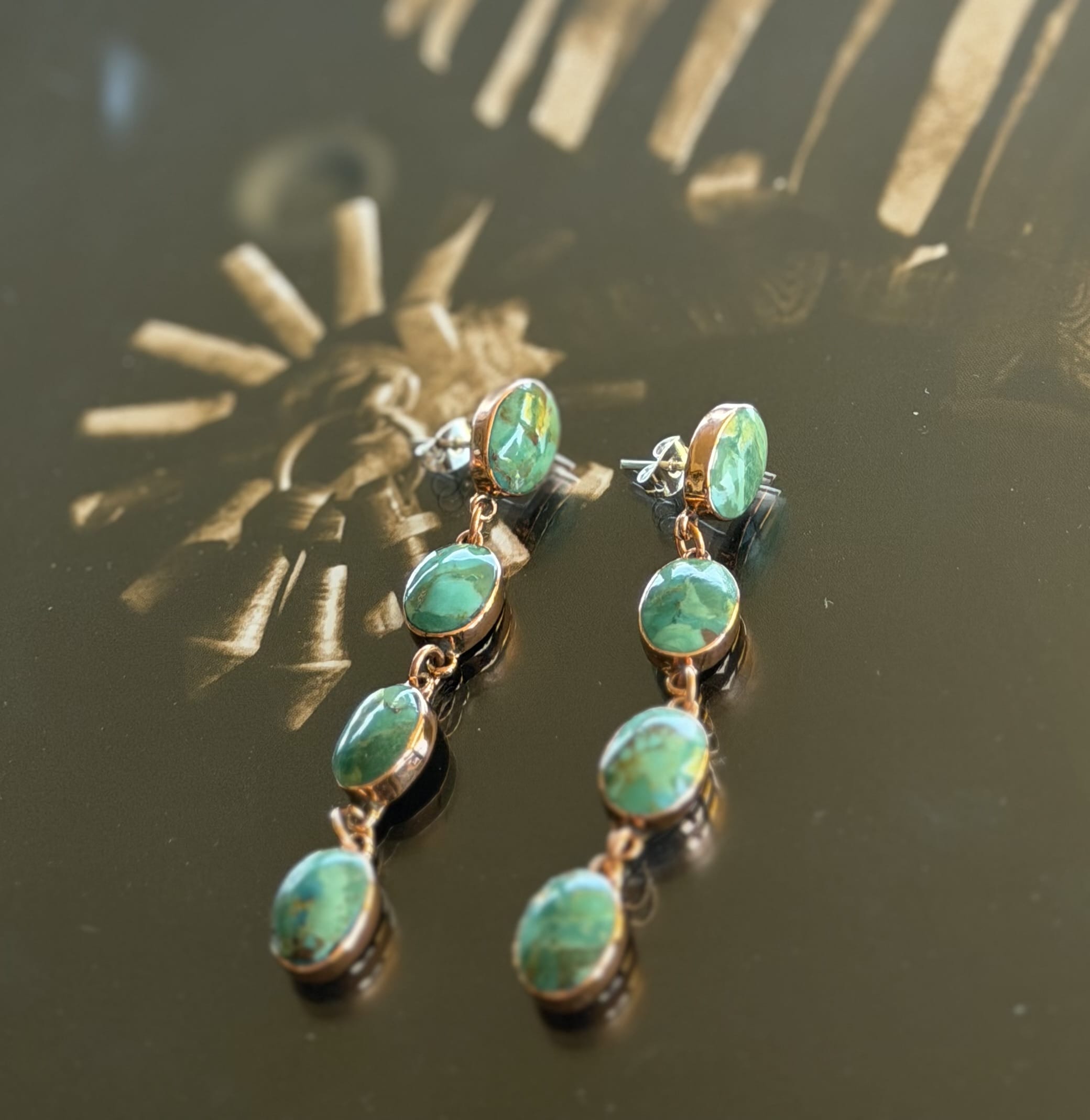 Shop Envi Me Earrings Turquoise The Copper & Turquoise Drop Earring