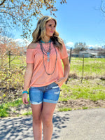 Shop Envi Me Tops and Tunics The Coral Bahama Mama Spring Top