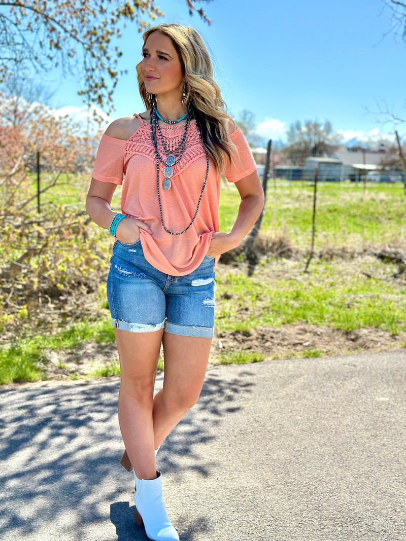 Shop Envi Me Tops and Tunics The Coral Bahama Mama Spring Top