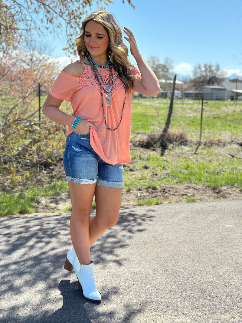 Shop Envi Me Tops and Tunics The Coral Bahama Mama Spring Top