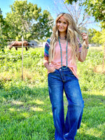 Shop Envi Me Tops and Tunics The Coral Weatherford Days Ombre Sleeve Top