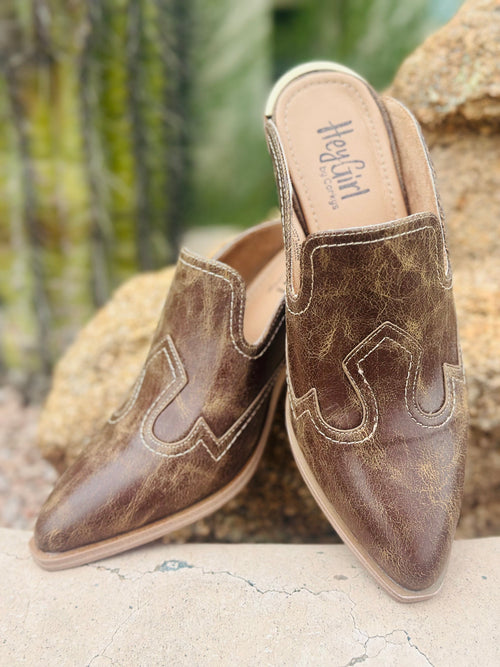 Corky’s Footwear The Corky’s Bootitude Western Mule Bootie