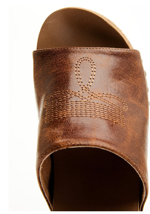 Volatile Footwear The Corky’s Saddle Up BootStitch Wedge Sandal