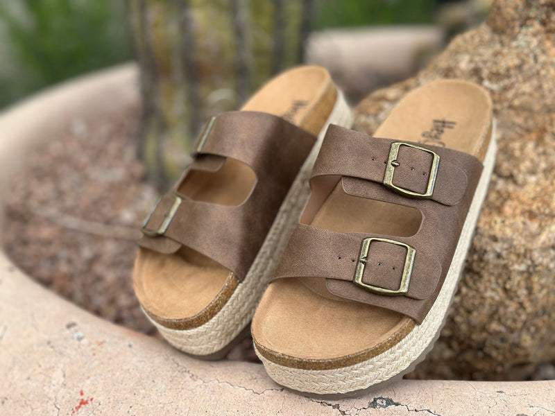 Shop Envi Me Footwear The Corky’s Wagon Train Platform Sandal