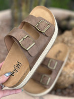 Shop Envi Me Footwear The Corky’s Wagon Train Platform Sandal