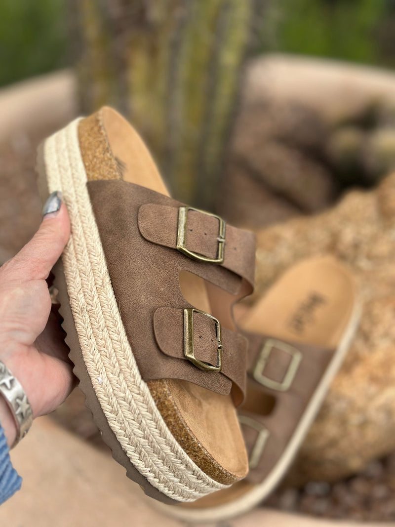 Shop Envi Me Footwear The Corky’s Wagon Train Platform Sandal