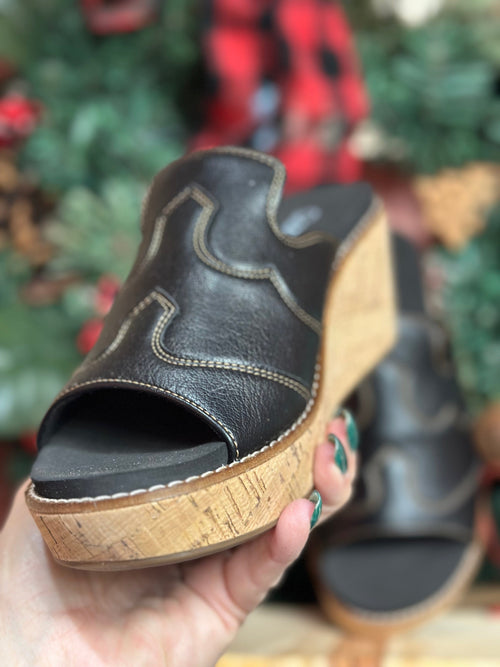 Volatile Footwear The Corky’s Western 🤠 Wedge Sandal