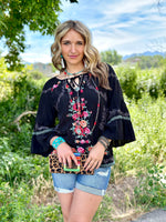 Shop Envi Me Tops and Tunics The Costa Rica Embroidered Top
