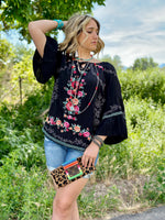 Shop Envi Me Tops and Tunics The Costa Rica Embroidered Top