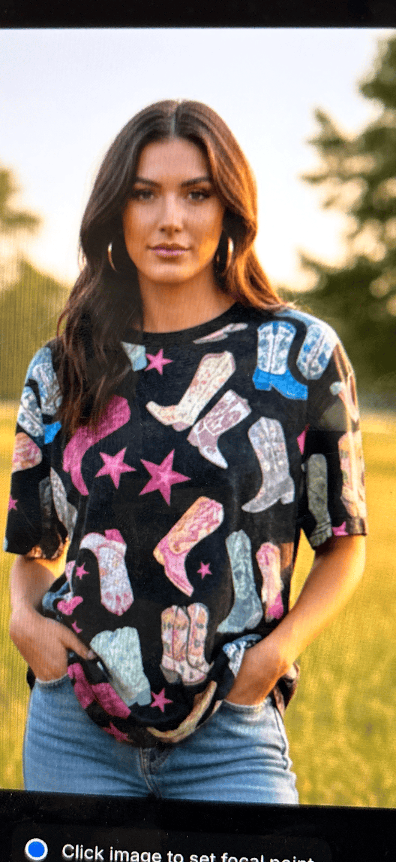 Shop Envi Me tops The Cowgirl Boots Tee