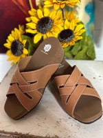 Volatile Footwear The Cris Cross Wedge Sandal