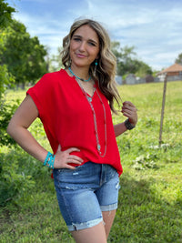 Shop Envi Me The Days of July 🇺🇸 Red Top