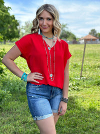 Shop Envi Me The Days of July 🇺🇸 Red Top