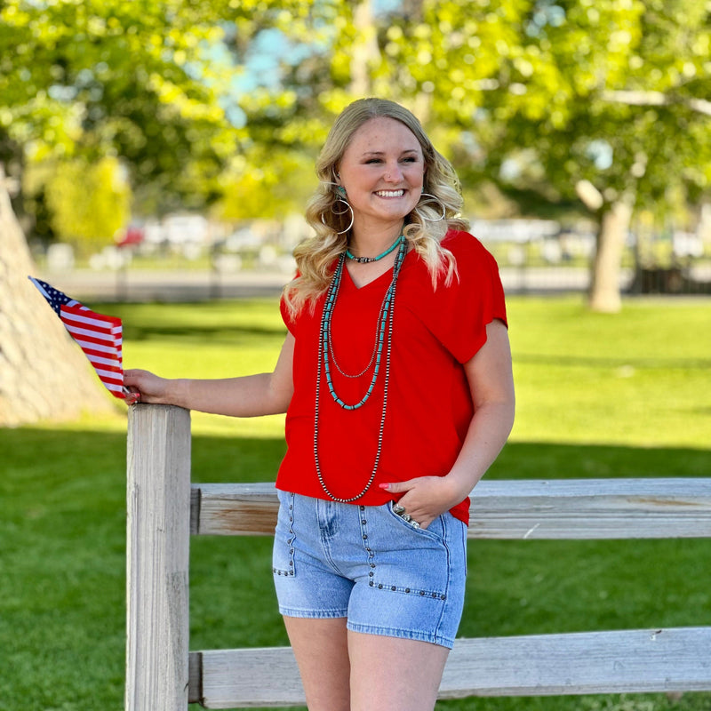 Shop Envi Me The Days of July Red Top