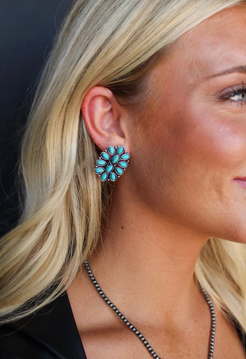 Shop Envi Me Earrings The Desert Bloom Turquoise Southwest Earring