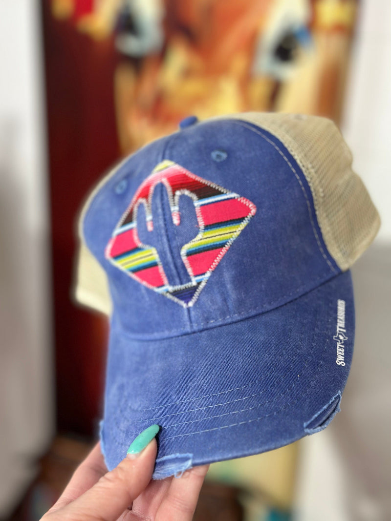 Shop Envi Me Cap Denim Serape The Desert Cactus Cap