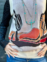Shop Envi Me Tops and tunics The Desert Cactus Sweater Vest