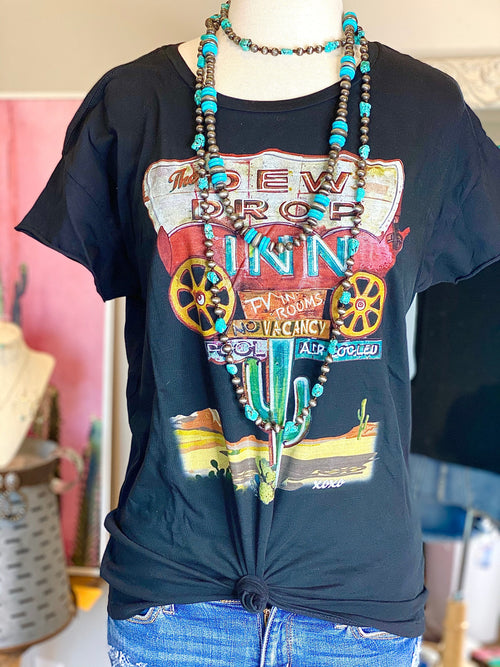 Shop Envi Me Tops and Tunics The Dew DRop Inn Fall Rocker Tee