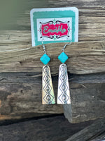 Shop Envi Me earrings The Diamond Turquoise Southwest Earrings
