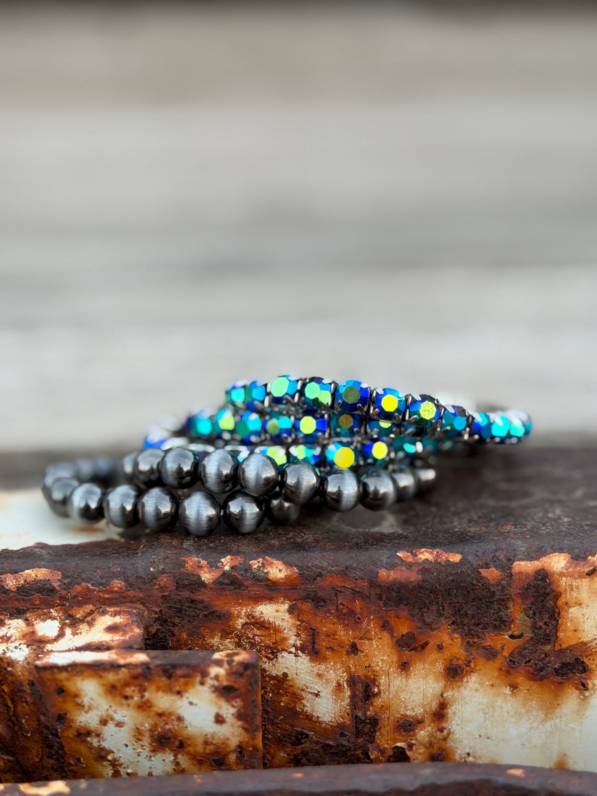 Shop Envi Me Bracelets The Dressy Silver & Crystal Bracelet Stack