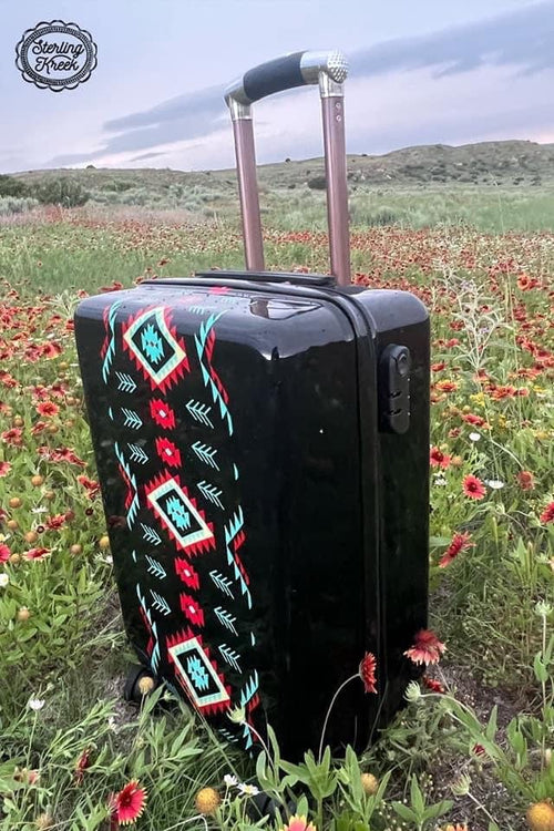 Shop Envi Me Accessories Aztec with Black Tooled Lining The El Paso Suitcase