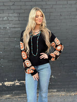 Shop Envi Me Tops and Tunics The El Senora Crochet Sleeve Sweater