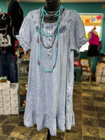 Shop Envi Me Tops and Tunics The Ensenada Endless Summer In The Southwest Chambray Dress