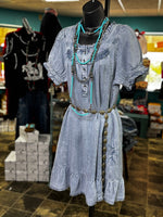 Shop Envi Me Tops and Tunics The Ensenada Endless Summer In The Southwest Chambray Dress