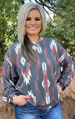 Shop Envi Me Cardigans and Kimonos The Fall Aztec Santaquin Corded Top