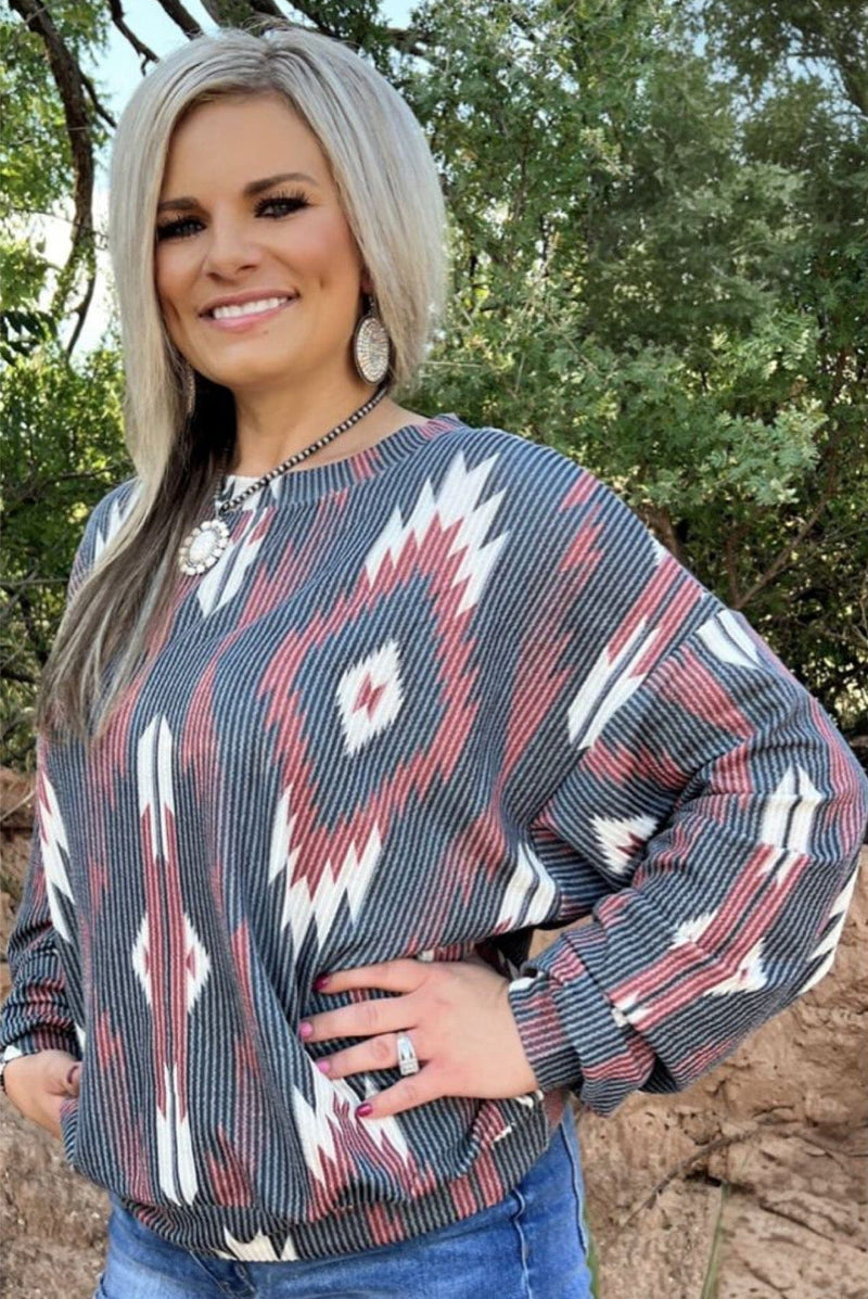 Shop Envi Me Cardigans and Kimonos The Fall Aztec Santaquin Corded Top