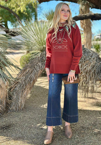 Shop Envi Me Tops and Tunics The Fall Bootstitch Pullover